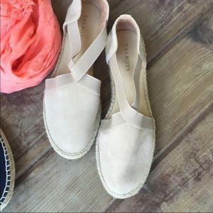 Cream Talbots Espadrilles! Used ONCE! Almost NEW!